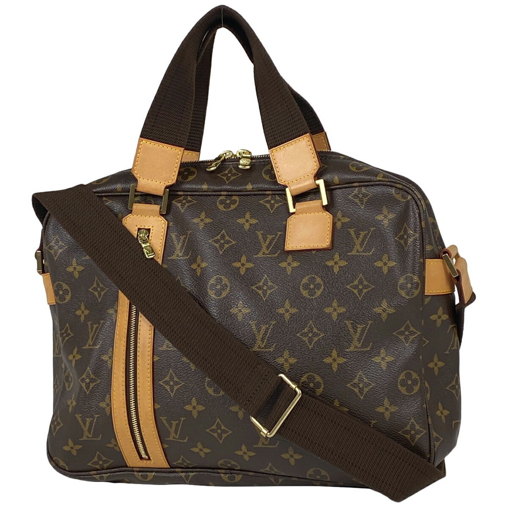 Louis Vuitton Sac Bosphore Shoulder Bag Handbag Monogram Brown